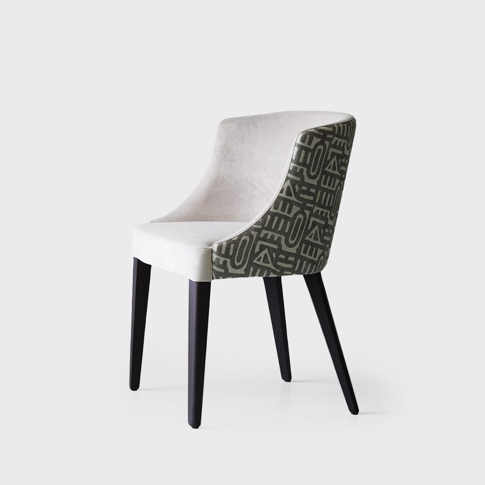 Rocco - bekväm och elegant stol med stoppad sits och rygg, lämplig som matstol, konferensstol eller loungestol.